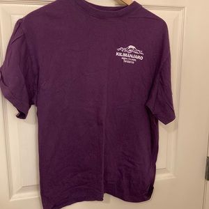 Purple Kilimanjaro tee shirt size S